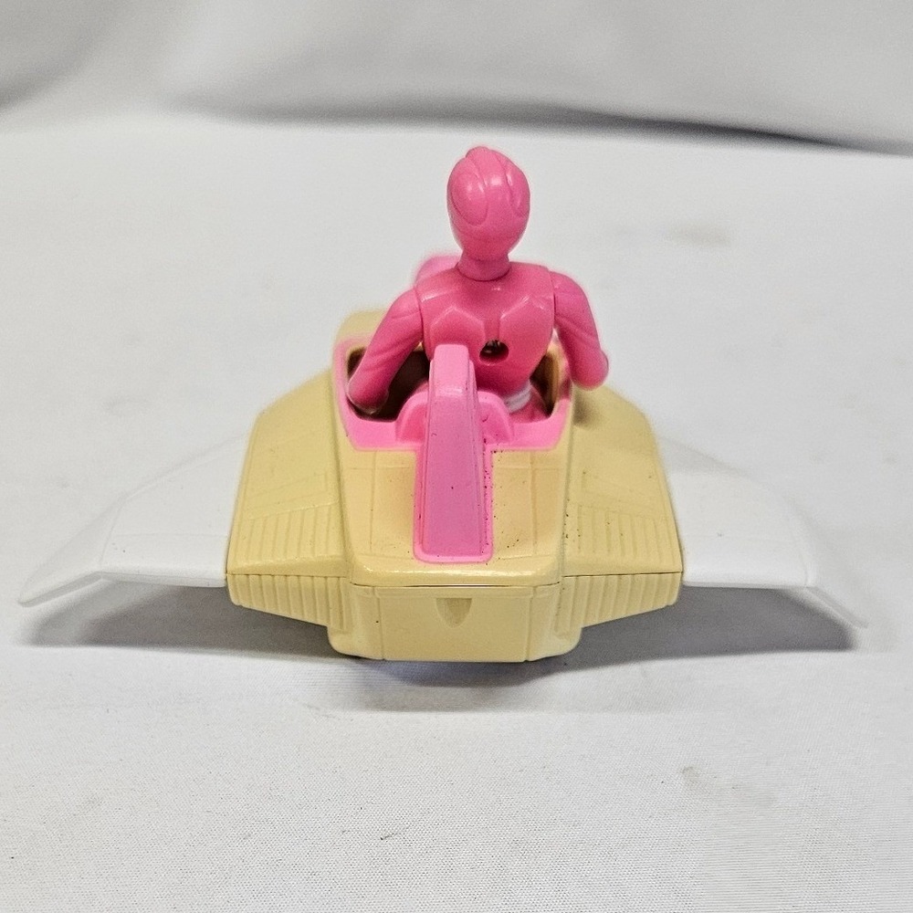 Vintage 1995Power Rangers Pink Ranger Action Figure with Pterodactyl Jet Vehicle - Picture 4 of 9